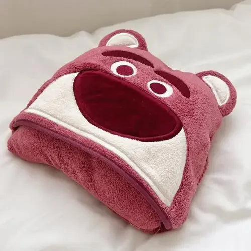 Serviette de bain à capuche