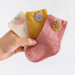 Le trio de chaussettes animaux pour nouveau-né